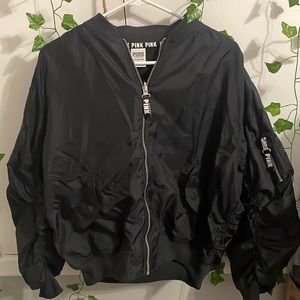 VINTAGE PINK Brand Cute Bomber Jacket